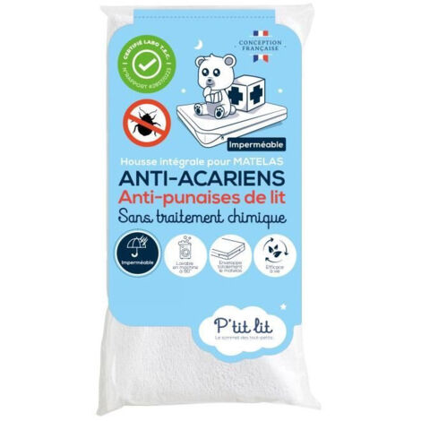 Housse De Matelas Entièrement Zippée Anti-Insectes, Hypoallergénique Et