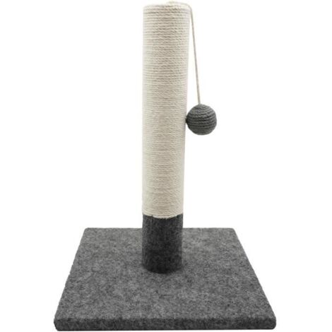 Poteau griffoir - TYROL - 404113 - Simple - Gris et blanc - 42cm (1/3)