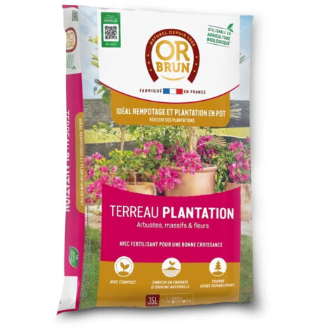 Terreau plantations - OR BRUN - OBRTPLAN35N - 35 L