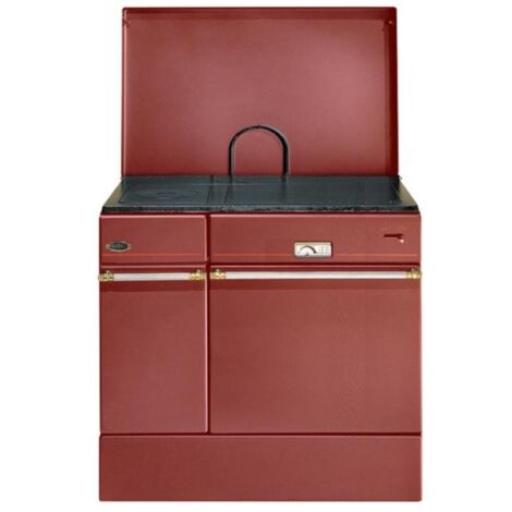 240162000155-Cuisinière bois Arpège 75cm 10kW buches 50cm CARMIN GODIN - 240162CARMIN (1/2)