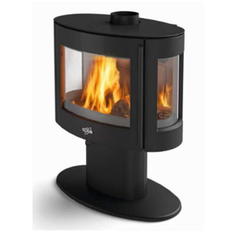 Poêle à bois Godin Poêle à bois Le Coggia 9kW - Noir - 388142