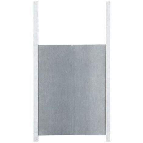 Porte coulissante pour poulailler en aluminium 30 x 40 cm – Installation facile avec glissières incluses – Taille M – Kerbl (1/5)
