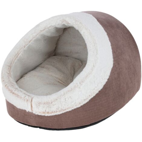 Igloo pour chats - KERBL - JANA - 37 x 45 x 30 cm - Marron (1/4)