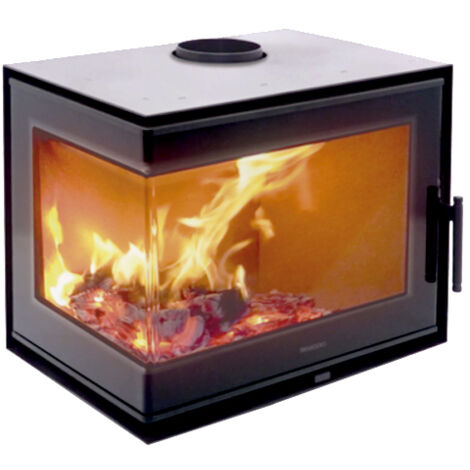Poele a bois - PANADERO - Hogar IZQ Ecodesign - 5,9 kw - Bûches 50 cm
