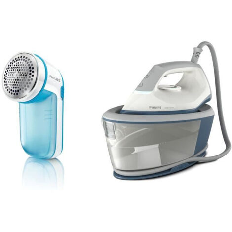 Centrale Vapeur - PHILIPS - BXA0019/00 - Série 2000 - 6 bars - 1.4L - Bleu/Blanc - accessoire inclus rase bouloche (1/5)