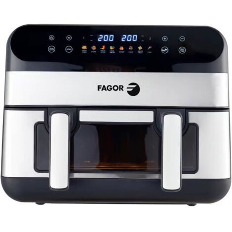 Fagor – Friteuse sans huile 10L 2400W – 8 modes de cuisson – Température 80° à 200° – Écran tactile et hublot de contrôle - FGF10 (1/5)