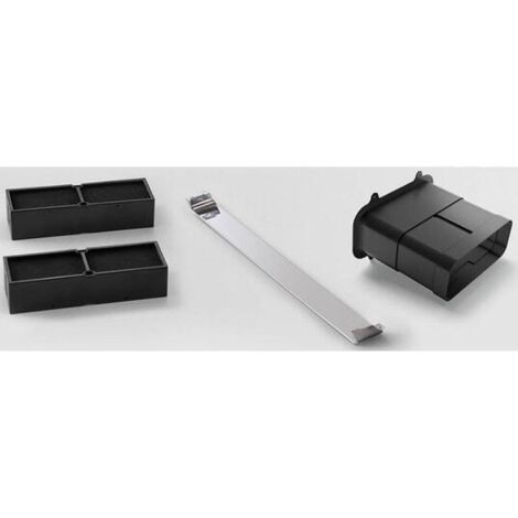 Elica – Filtre pour hotte aspirante – Kit de recyclage avec tube télescopique et filtres céramiques anti-odeurs – Compatible avec Nikolatesla