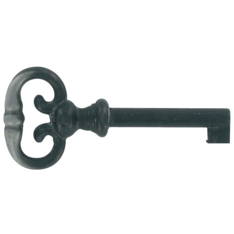Clé mixte zamak fer patiné 40mm – Pour meubles anciens et répliques – Installation facile – 310Z18 – Bros