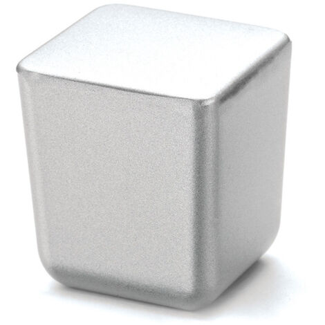 Bouton mini 15x15mm hauteur 24mm chromé brillant ESTAMP 8152400 (1/2)