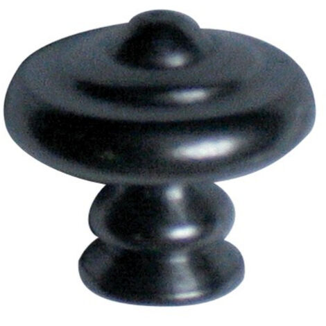 Bouton de meuble rustique boule n°24 acier poli diamètre 30mm BROS 24A301 (1/2)