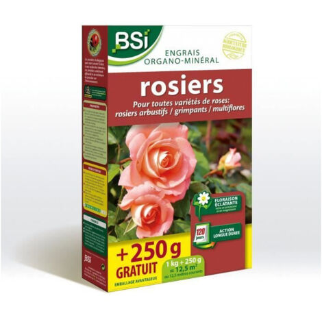 bsi engrais organique pour rosiers 1,25 kg NPK 5-4-8