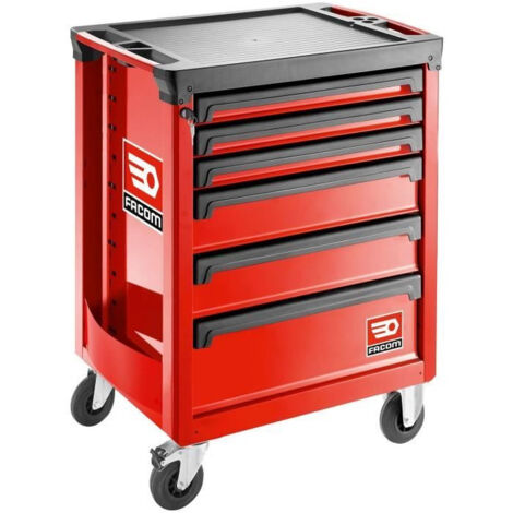 Servante ROLL - FACOM - ROLL.6M3APB - 6 tiroirs - 3 modules par tiroir - Rouge