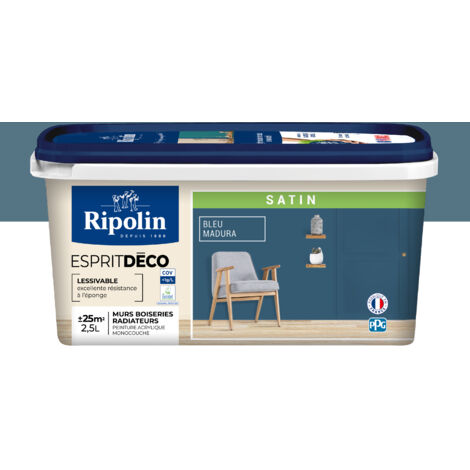RIPOLIN ESPRIT DECO SAT BLE MADURA SATIN 2.5L (1/5)