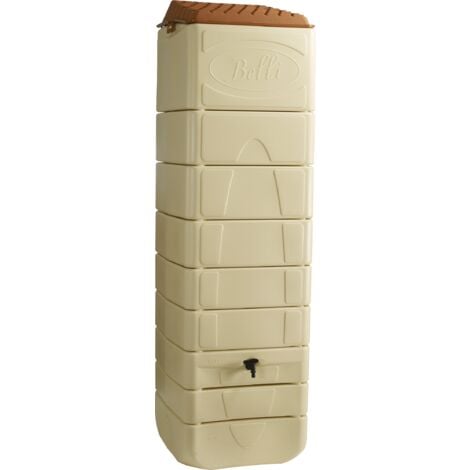 Récupérateur d'eau mural - BELLI - 650 L - Beige