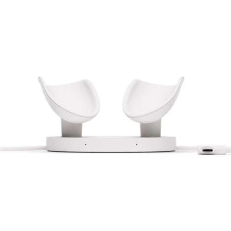 Station de Chargement ZYBER RGB pour Accessoires Meta Quest 3, Station de Charge Rapide avec 2 Batteries Rechargeables pour Oculus Quest 3