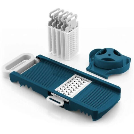 Mandoline pliable - ARTHUR MARTIN - AMM530 - 6 en 1 - 3 Lames de râpes et 3 lames de coupes légumes - Acier inoxydable (1/5)