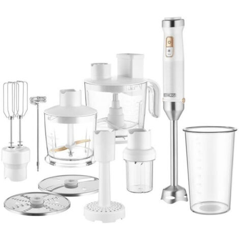 Blender de mana Sencor Ultra-Power 5-in-1, 1200W, cu tel, tocator si