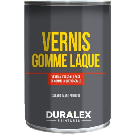 Duralex – Vernis à l’alcool pour meuble et objet – Finition brillante incolore – Séchage rapide 15-20 mn – Rendement 12-14 m²/L – 118100112 (1/2)