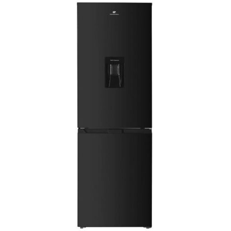 Réfrigérateur congélateur bas - CONTINENTAL EDISON - 325L - Total No Frost - distributeur d'eau- Noir - Classe D (1/5)