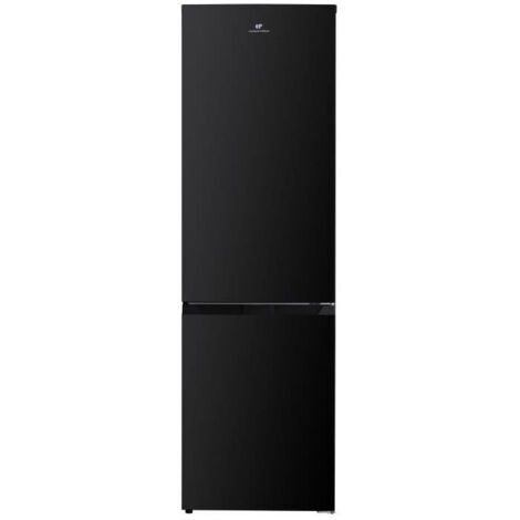 Continental Edison – Réfrigérateur congélateur bas 253L – Total No Frost – Classe E – Noir – Volume optimisé pour espaces réduits
