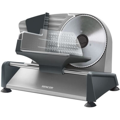 Trancheuse électrique - SENCOR - SFS 4050SS - 150 W - Epaisseur de tranche : jusqu'a 15 mm - Argent