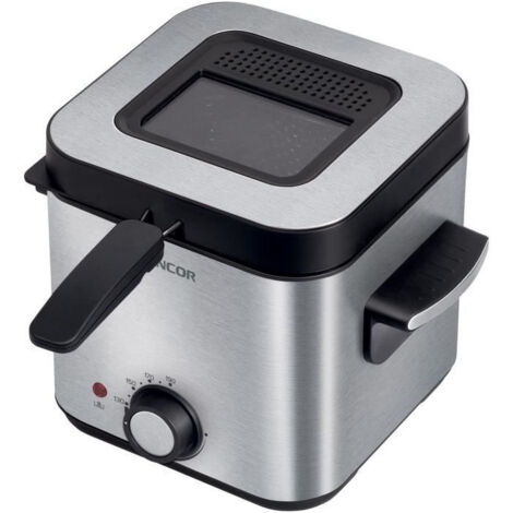 Friteuse - SENCOR - SFR 6200SS - 900 W - 1,5 L - Noir / Acier inoxydable (1/5)