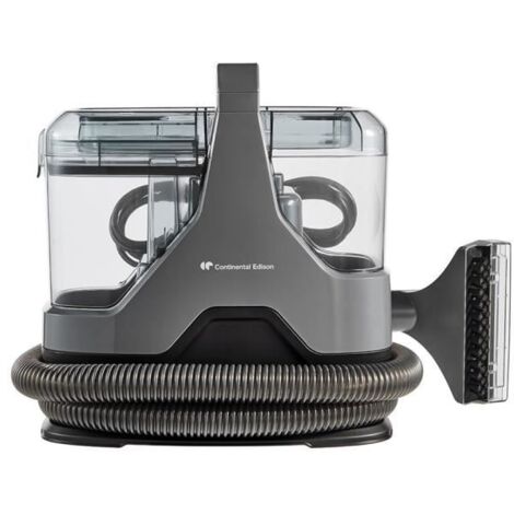 Continental Edison – Aspirateur nettoyeur 600 W – Réservoir 1,3 L – Tuyau 1,6 m – Pour canapés, tapis et tissus d'ameublement (1/5)