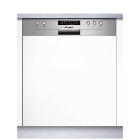 Brandt – Lave-vaisselle intégrable 60 cm 14 couverts 44 dB – Classe C – 6 programmes – Séchage par convection naturelle - BB3424LX (1/5)