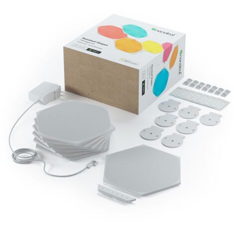 Ruban LED Nanoleaf Shapes Hexagons Starter Kit 9 Panneaux 18 W