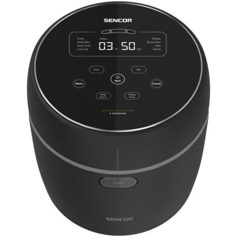 Cuiseur a riz - SENCOR - SRM 0671BK - 350 W - 0,6 L - Noir (1/5)