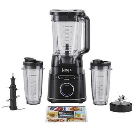 Mixeur Ninja Detect Power Blender Pro 1200W - 2-en-1 - 2L - 15 modes - 10 vitesses - Noir