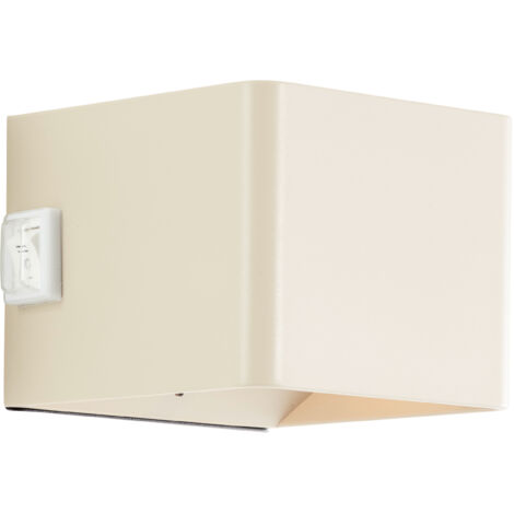 Applique murale d'extérieur LED brillante Iseo mobile, applique murale d'extérieur LED, détecteur de mouvement, magnétique, beige (1/5)