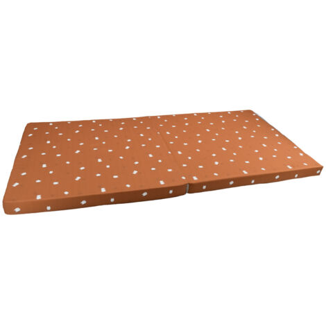 Matelas pliant - Tissu - 60x120 cm - Epaisseur 5cm - 2 volets - BOUBOU - DOMIVA (1/3)