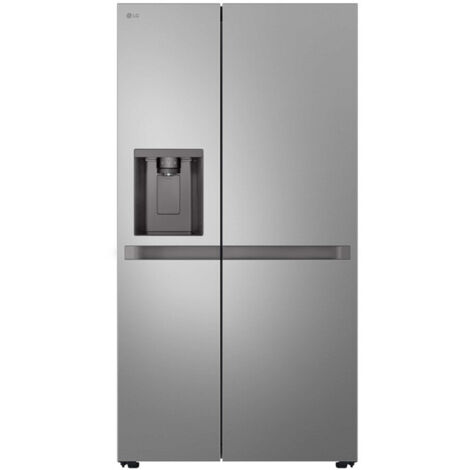 LG – Réfrigérateur américain 638 L – 2 portes – Congélateur en bas – Classe énergétique E – Capacité de congélation 10 kg/24h – Argent - GSJC40PYPE (1/5)