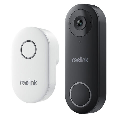 Caméra de surveillance Reolink Sonnette exterieur connectee D340W Noir (1/5)