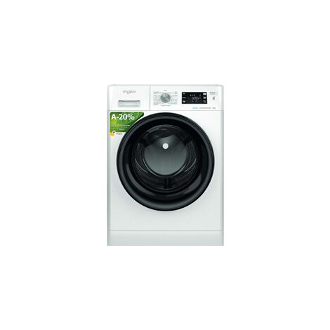 Whirlpool – Lave-linge hublot 9 kg – Classe A – Vitesse d'essorage 1400 tr/min – Technologie 6ème SENS – Niveau sonore 78 dB – Dimensions 59,5 x 85 x 63 cm