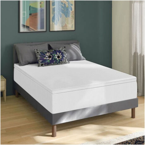 Surmatelas 140x190cm - Tri-technologie 7cm - DEKO DREAM (1/5)