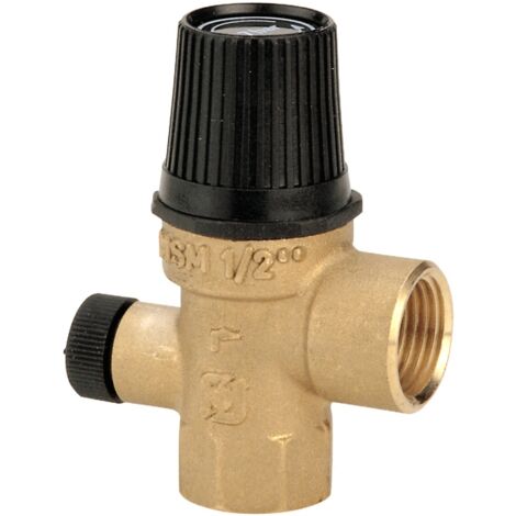 Soupape de sureté avec prise de manomètre FF 1 2 7 bar MSM TM70 WATTS L0211072