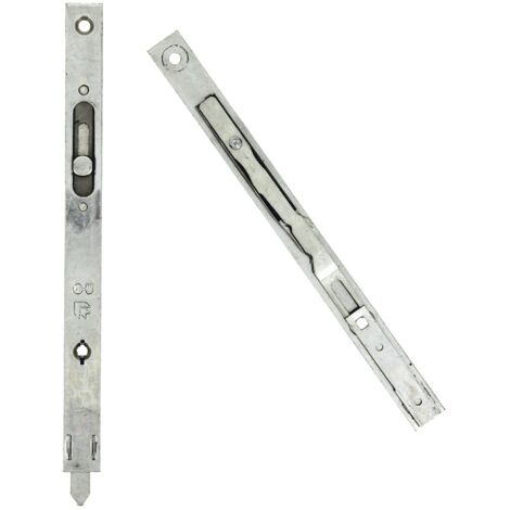Ferco – Verrou à tétière bout carré PVC 200mm – Têtière 16mm – Tringle 8x2,5mm – Course 15mm pour menuiserie PVC