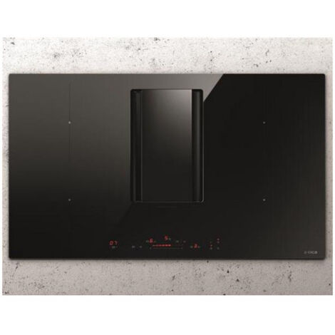 Elica – Plaque induction aspirante 4 foyers – Largeur 78 cm – Fonction Autocapture pour aspiration optimale – Détecteur de casserole