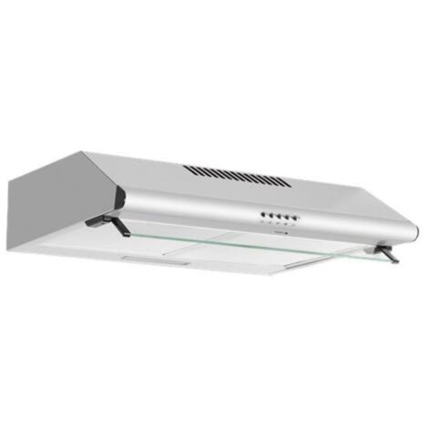 Hotte visière 60cm , Inox , Aspiration : 189m3/h , Hauteur 14cm , Filtr FAGOR - FHC14200X