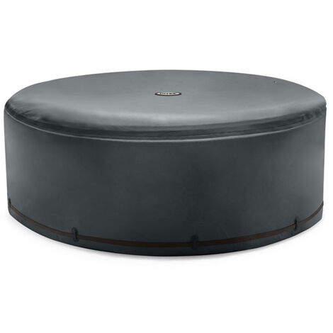Intex – Couverture thermique pour spa rond 8 places – Mousse haute densité – Économie d'énergie – Préserve la chaleur et protège des agressions extérieures