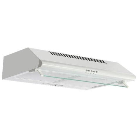 Hotte visière 60cm , Blanc , Aspiration : 189m3/h , Hauteur 14cm , Filt FAGOR - FHC14200B