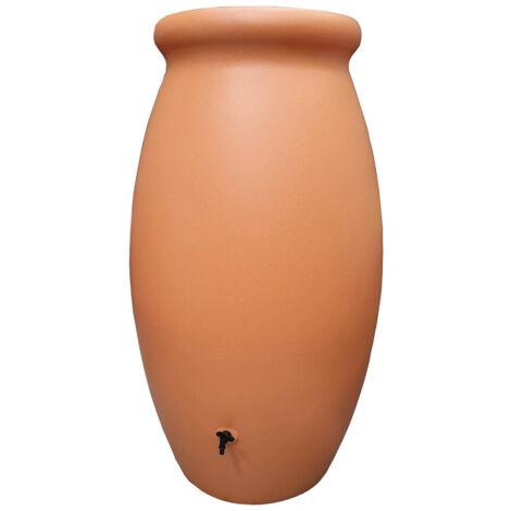 Récupérateur d'eau de pluie 1000 L – Jarre Toscan en terre cuite – Design rustique pour collecte efficace – Matériaux durables – Bellijardin