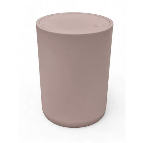 Poubelle de salle de bain TODAY UTILITY 8,5 L Rose Ø21 x H29 cm (1/5)