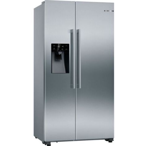 Bosch – Réfrigérateur américain 562 L KAD93AIDP – Froid ventilé – Classe D – Dimensions 178,7 x 90,8 x 70,7 cm – Distributeur de glaçons