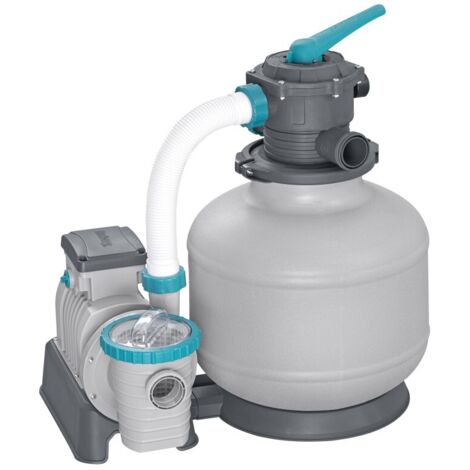 Bestway Pompe de filtration à sable pour piscine hors sol 11 355 L/h