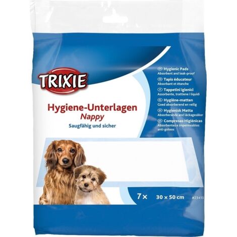 Tapis éducateur TRIXIE Nappy - 60 × 60 cm - 50 Pcs