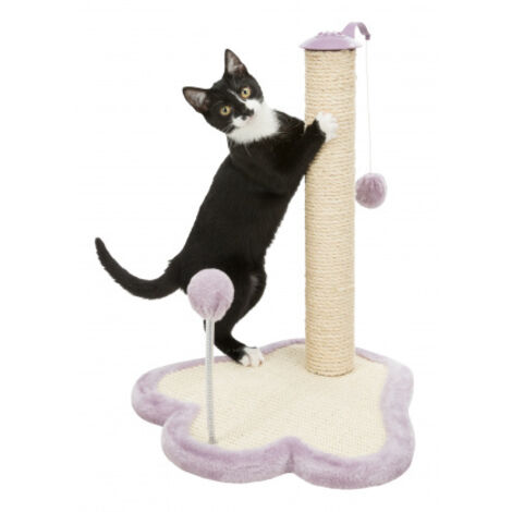 Patte griffoir TRIXIE Junior - Avec poteau - 50 cm - Natural et mauve