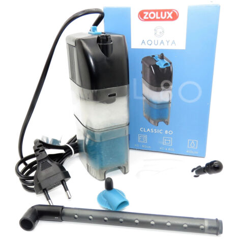 Filtre intérieur - Zolux - Classic - Pour aquarium de 40 a 80 L - Débit de 410 L/h - 5W (1/5)